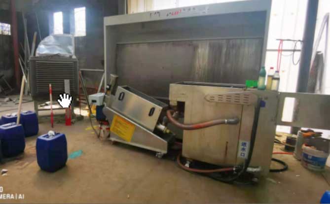 噴漆房水簾噴漆柜廢水怎么處理？